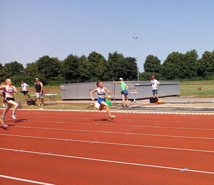 Bei den Leichtathleten-Wettkämpfen