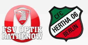 Heimspiel des FSV Optik Rathenow gegen Charlottenburger FC Hertha 06