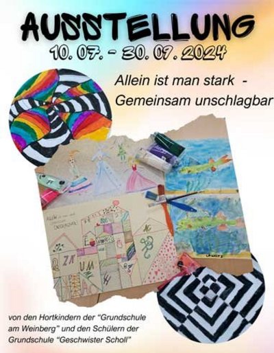 Ausstellung "Allein ist man stark - Gemeinsam unschlagbar"
