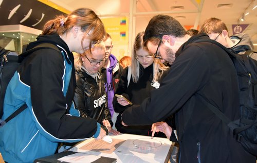 Die Stadtrally führte in das Optik Industrie Museum Rathenow (Foto: Sylvia Wetzel, Kulturzentrum Rathenow GmbH).