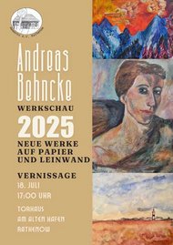 Vernissage der Werkschau 2025 von Andreas Behncke