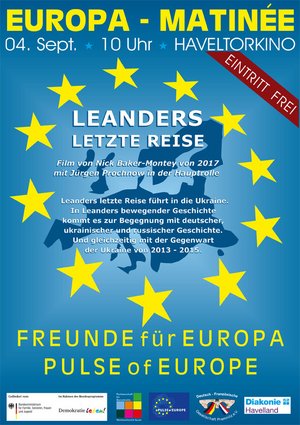 Europa-Matinée mit dem Film "Leanders letzte Reise" Europa-Matinée mit dem Film "Leanders letzte Reise"