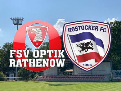 Heimspiel des FSV Optik Rathenow gegen den Rostocker FC