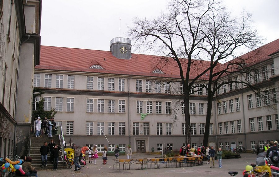 Innenhof des Jahngymnasiums