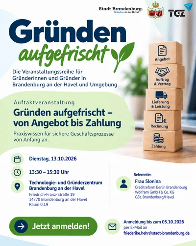 Gründen aufgefrischt – von Angebot bis Zahlung