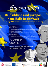 "Deutschland und Europas neue Rolle in der Welt" - Europadialog