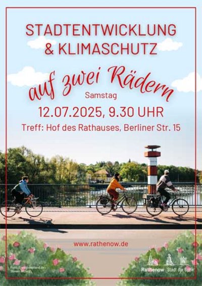 Mit dem Fahrrad durch Rathenow - Stadtentwicklung und Klimaschutz erleben