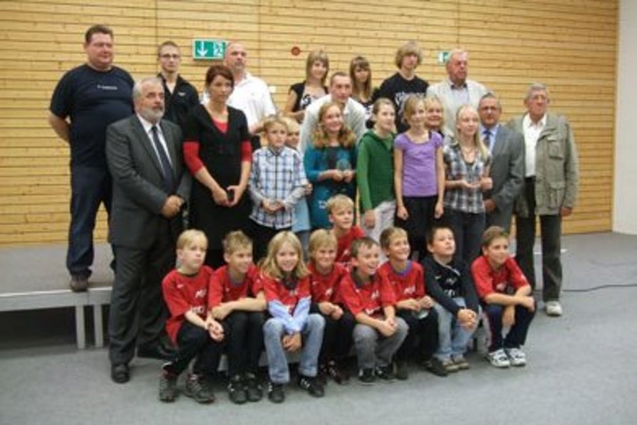 Gruppenfoto der Ausgezeichneten von 2010