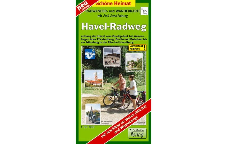Cover Dr. Barthel Verlag Radkarte Havewl-Radweg