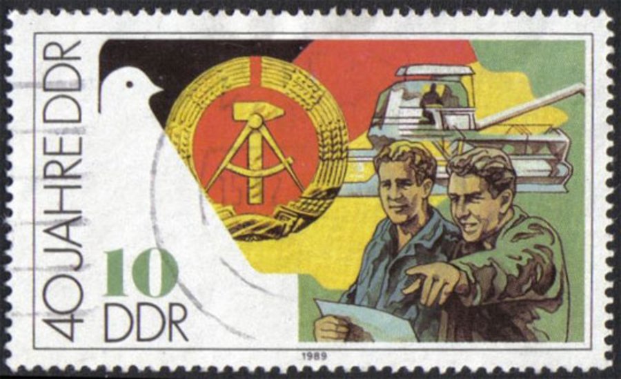 Zum Jubiläum herausgegebene Briefmarke der damaligen DDR