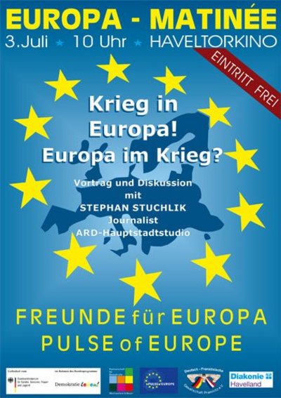 Europa-Matinée mit dem Vortrag "Krieg in Europa! Europa im Krieg?"