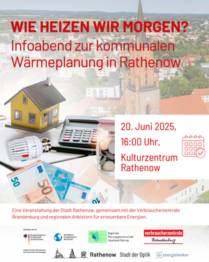Wie heizen wir morgen? Infoabend zur kommunalen Wärmeplanung in Rathenow Wie heizen wir morgen? Infoabend zur kommunalen Wärmeplanung in Rathenow