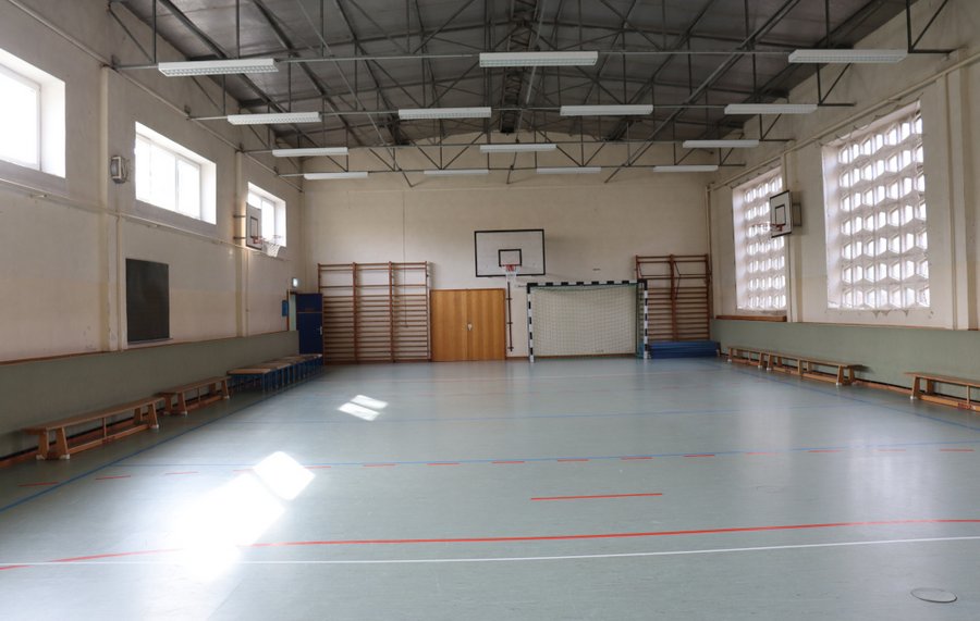 Turnhalle der GRundschule Otto Seeger in Rathenow West Innenansicht