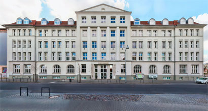 Rathaus Die Frontansicht vom Rathaus